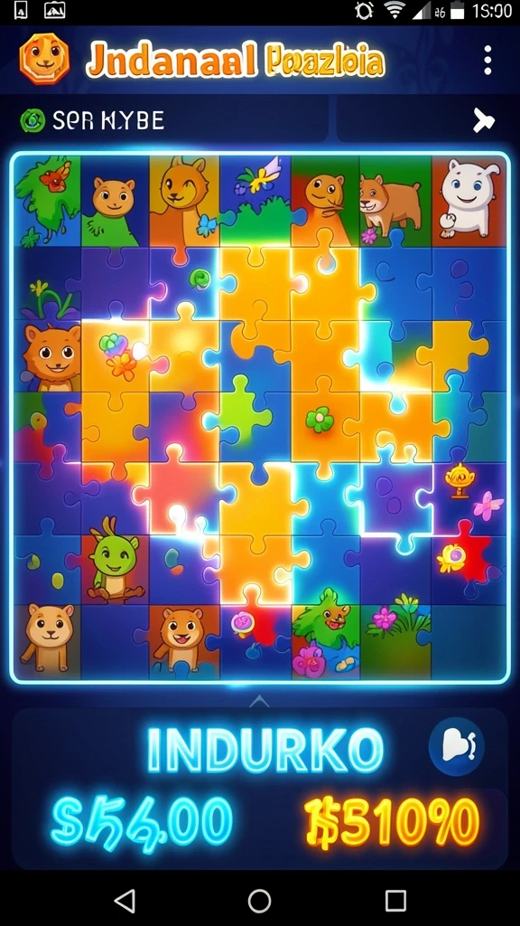 Tampilan antarmuka utama game 33ZK yang menarik.