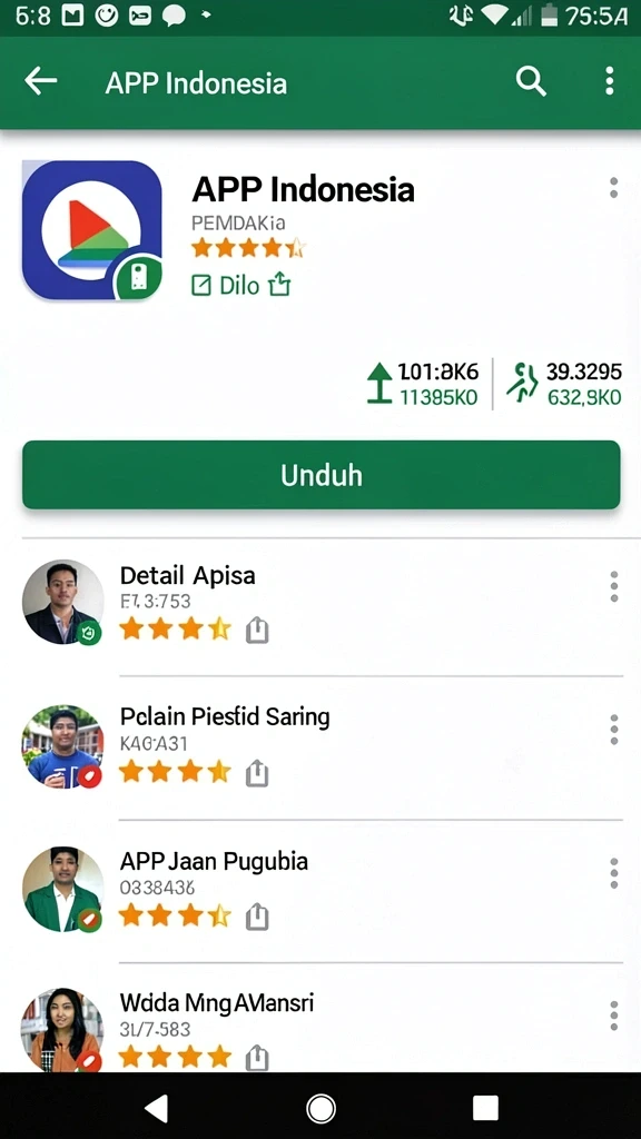 Tangkapan layar interaksi pemain dalam komunitas 5RT.