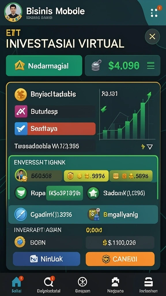 Tampilan karakter dalam aksi yang menarik.