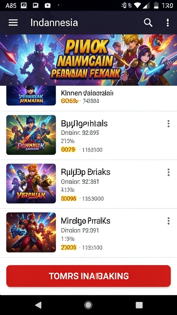 Banyak pilihan tema slot yang menarik dan bervariasi.
