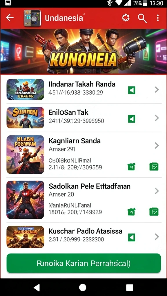 Tampilan antarmuka yang ramah pengguna.