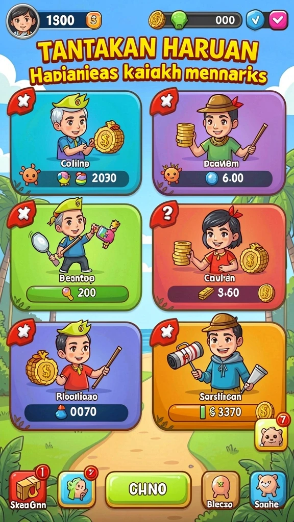 Gameplay mendebarkan dengan berbagai tantangan menarik.