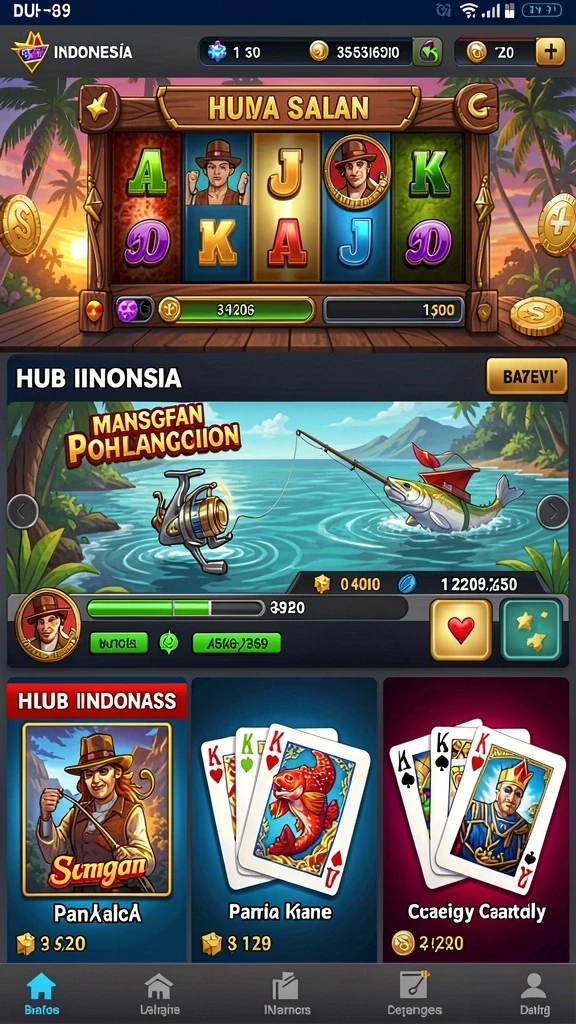 Berbagai pilihan game untuk semua jenis pemain.