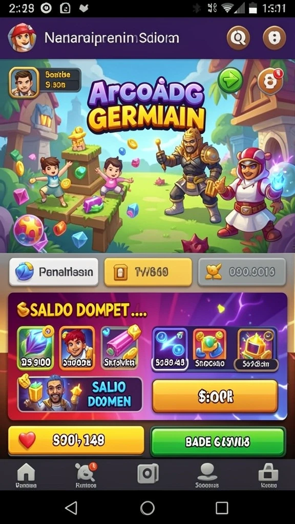 Fitur sosial untuk berinteraksi dengan pemain lain.