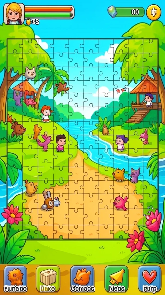 Gameplay yang seru dengan berbagai tantangan.