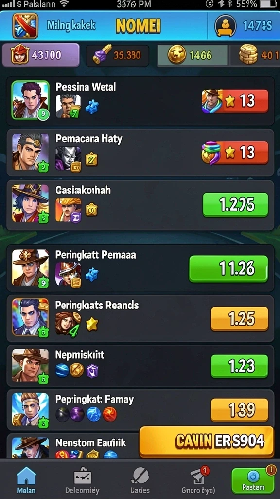 Fitur multiplayer yang mempertemukan pemain dari seluruh dunia.