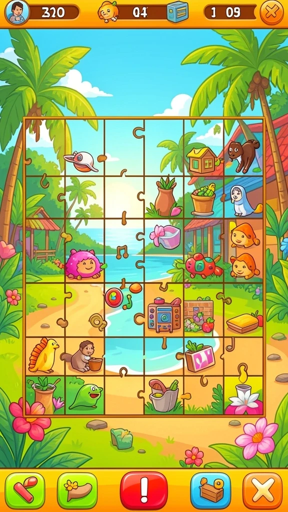 Gameplay yang seru dengan tantangan yang berbeda di setiap level.