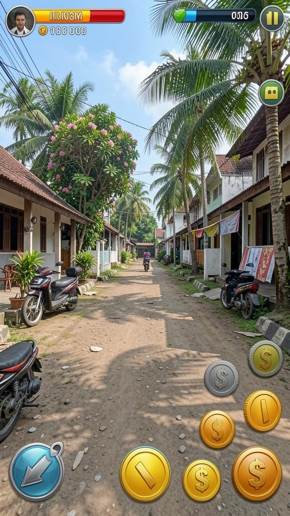 Fitur permainan mudah dipahami dan digunakan.