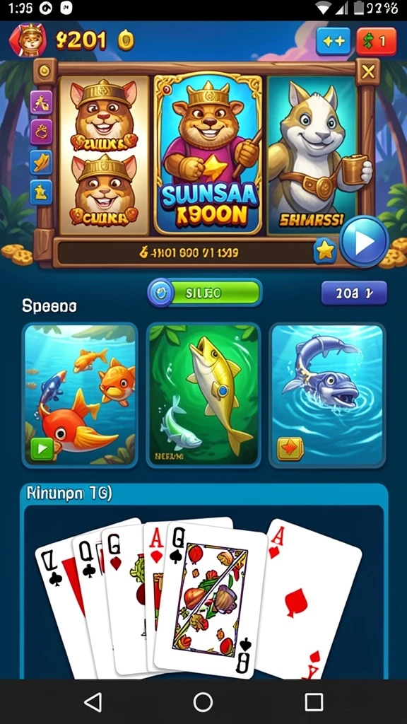 Tampilan layar utama yang menarik dan intuitif.