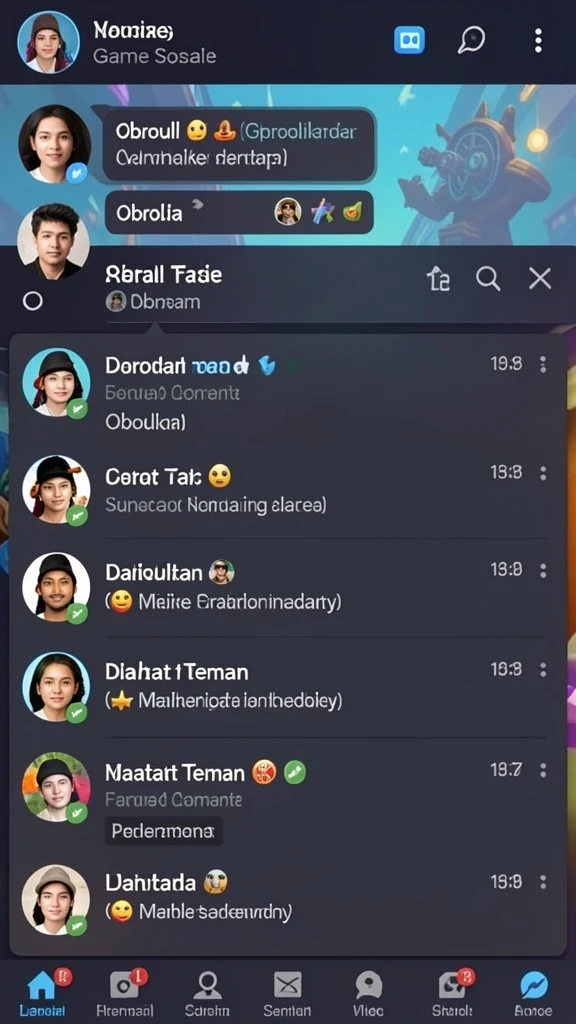 Komunitas aktif yang saling mendukung.