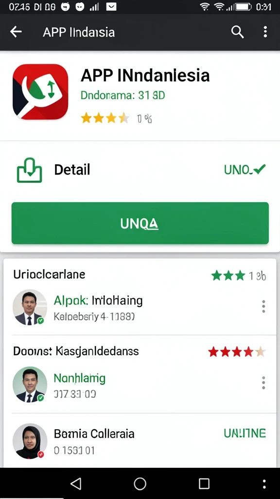 Antarmuka pengguna yang intuitif dan menarik.