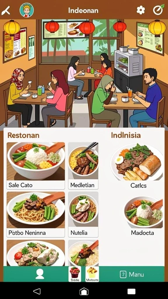 Tampilan antarmuka MANDALA77 yang menarik dan intuitif.