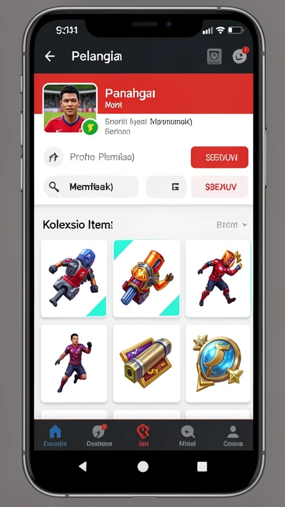 Tampilan antarmuka yang modern dan mudah digunakan.