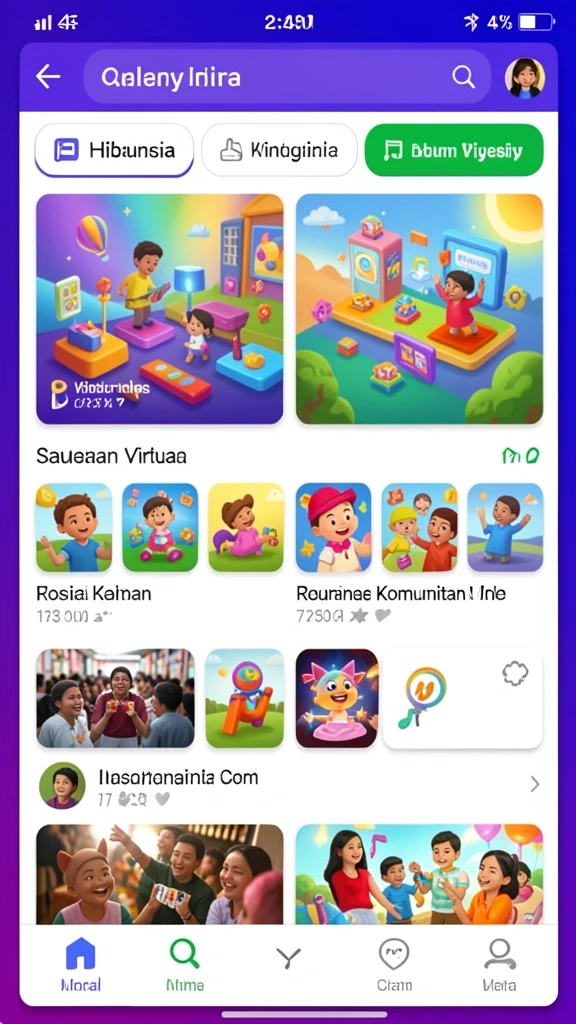 Fitur tantangan harian yang seru.