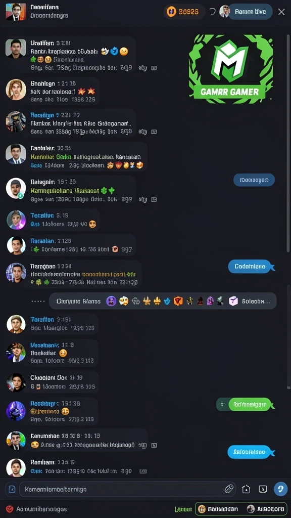 Tampilan awal permainan yang menarik.