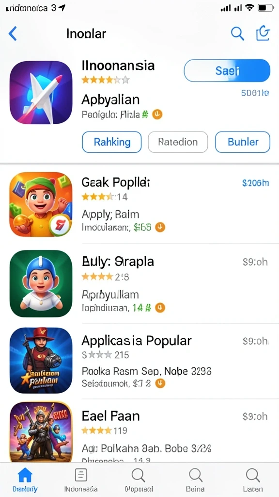 Beragam pilihan permainan yang seru dan menantang.