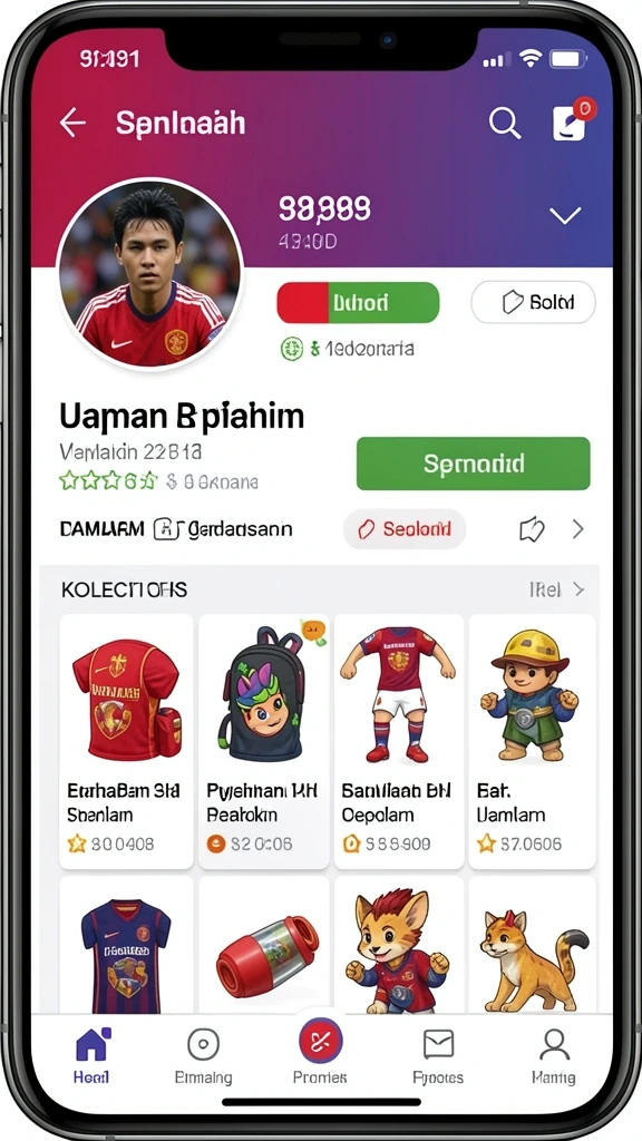 Tampilan awal yang menarik dan memikat.