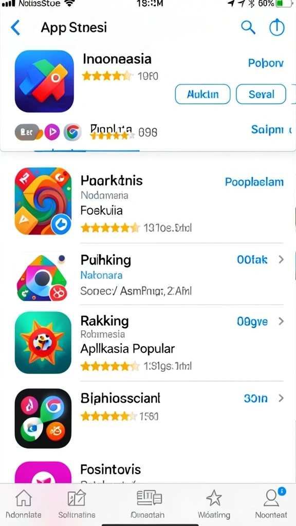 Tampilan awal yang menarik dan mudah dinavigasi.