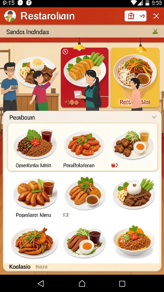 Tampilan antarmuka yang ramah pengguna dan intuitif.