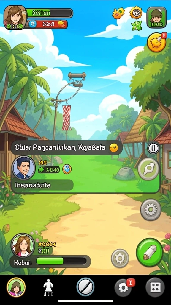 Pengaturan karakter yang beragam dan kustomisasi.